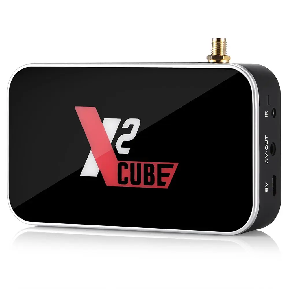 New Ugoos X2  2G RAM 16GROM  Set Top Box  Cube (S905X2)Quad core ARM Cortex-A53 CPU Android 9.0 TV Dongle