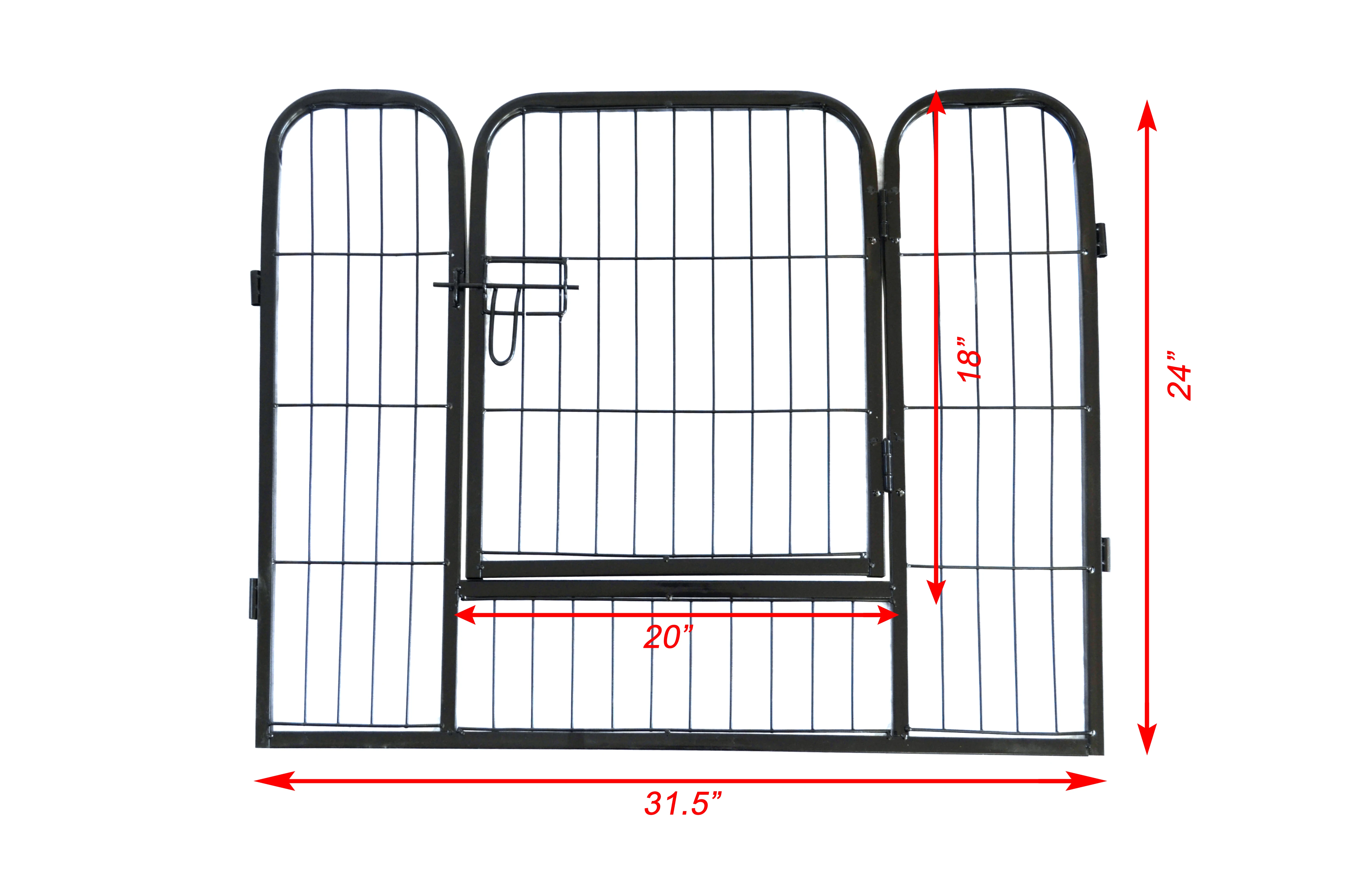 
Cheap Outdoor Temporary Customize Safe Locked Puppy Dog Kennel Fence Large Portable Foldable Metal Pet Dog Playpens With Door 