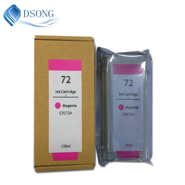 Dsong New Original Print head 72 with Ink cartridge Auto Reset Chip for HP 72 Printer