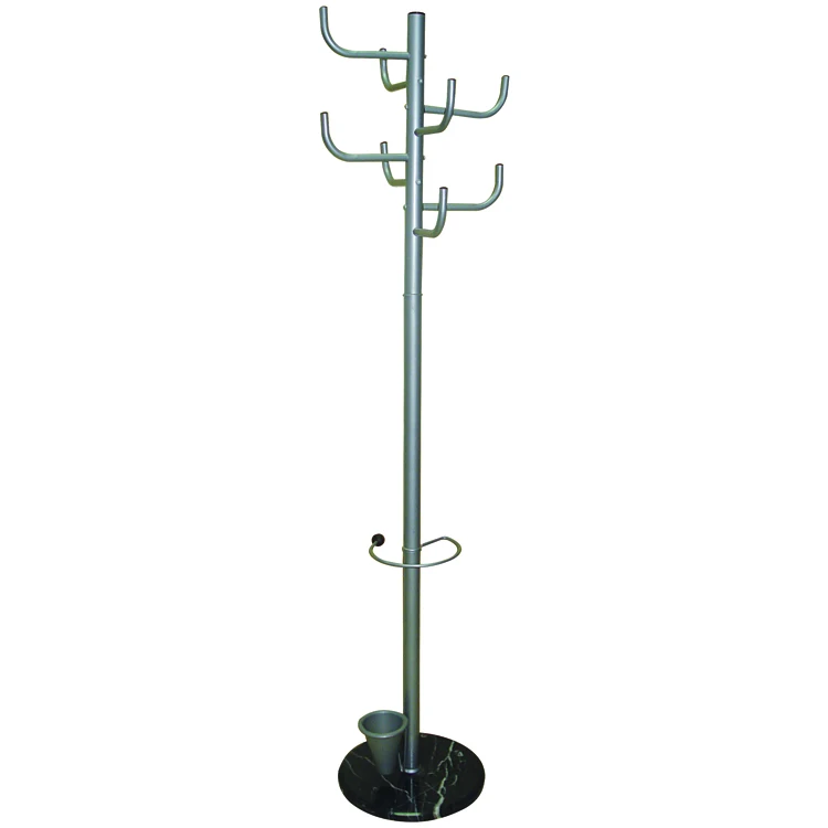 
Custom 3-tier iron clothes tree shaped parts coat rack standing cloth hanger rack for entryway 