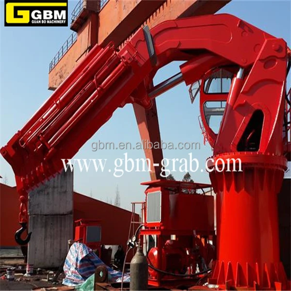 
8t15m knuckle boom marine crane ABS BV CCS CE Certification 