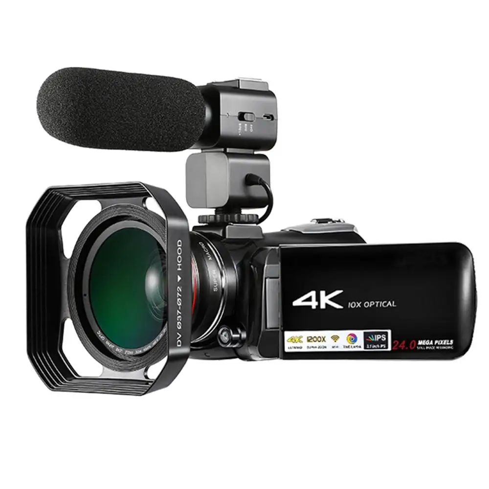 4K digital video camera with 500 million pixels,Support IOS/Android