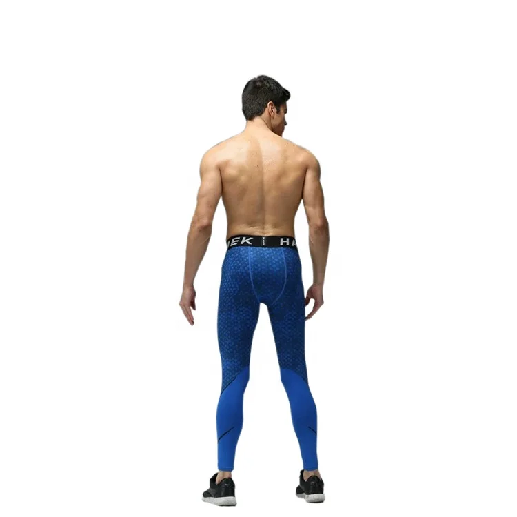 Ptsports young design long sleeves tight gym wear outdoor athletic sportswear men compression tights two pieces fitness set