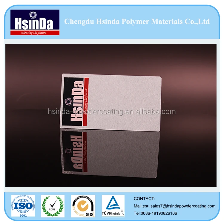 Epoxy polyester metallic effect high oil repellent performace spraying powder