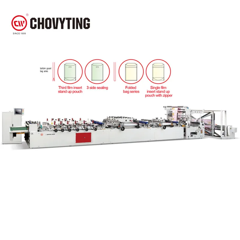 Automatic Multi-function plastic Laminated mango grape packing bags pe fruit protection bag making machine