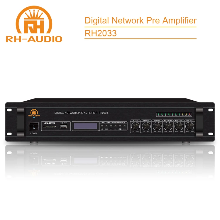RH-AUDIO Multiroom Audio System with IP Network for Background Music