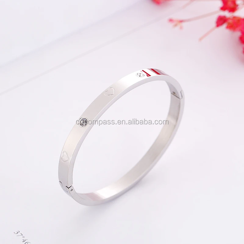 wholesale Top Quality crystal crane brand letter Fashion Jewelry Cuff Carter Bracelets gemstone emerald cuff bracelet bangle