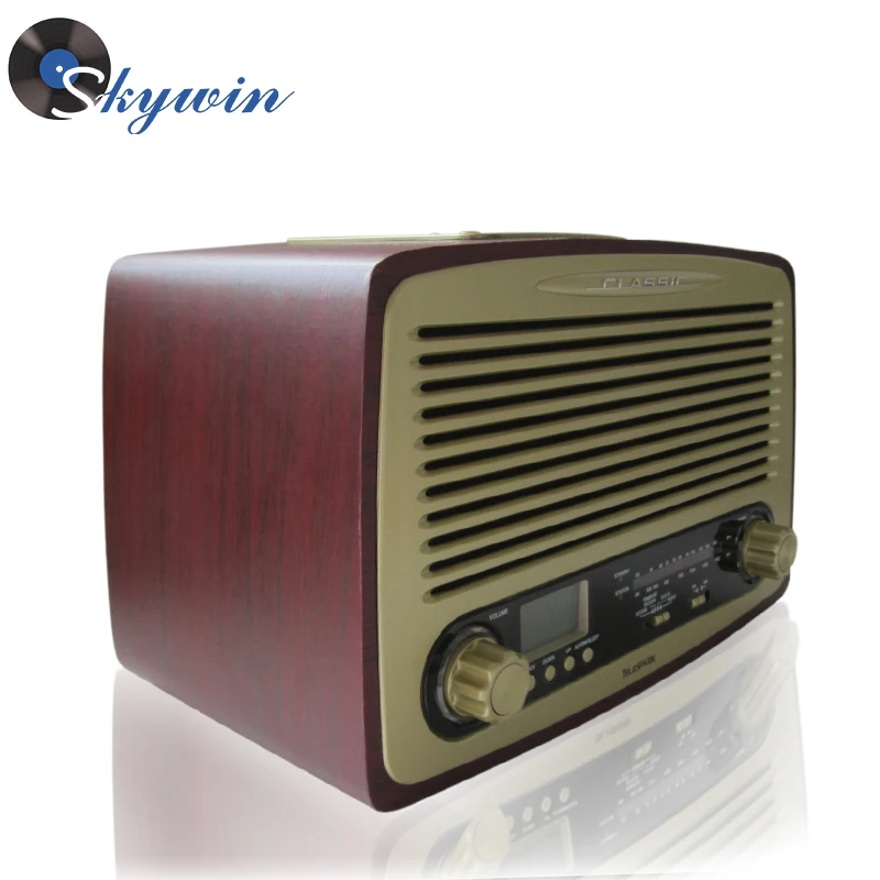 Usb деревянные Радио Немецкий vintage радио с синий зуб