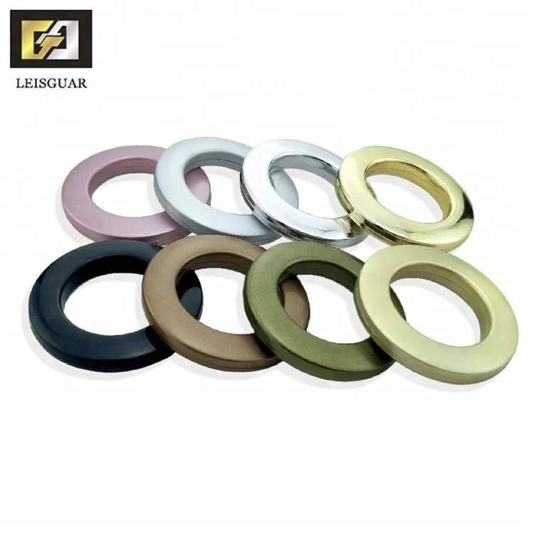 Small Size Smooth Design Curtain Eyelet Rings Curtain Accessories abs 55mm