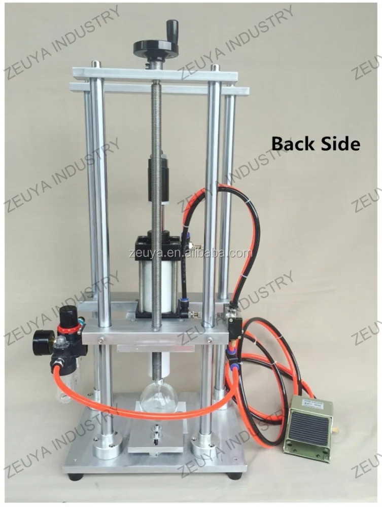 Manual Pneumatic Beer Crown Cap Sealing Pressing Capping Machine
