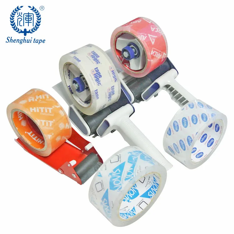 Good Viscosity BOPP Packing Tape Custom Printed LOGO Super Clear Sello tape