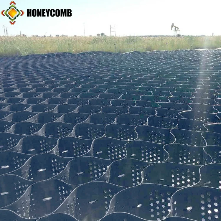 
plastic honeycomb gravel grid geocell stabilizer for driveways 