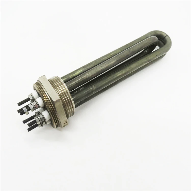 Промышленный Электрический погружной фланцевый нагреватель из нержавеющей стали для парового котла