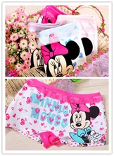 4piece/lot girls underwear panties boxer child under wear children pants kids wholesale cotton underware cartoon 8110Y