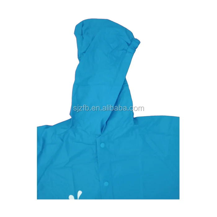 Cartoon Hooded PVC Raincoats for Boys