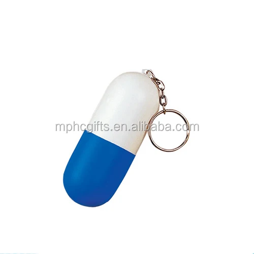 Capsule/Pill Shape Anti Stress Squeeze Toy