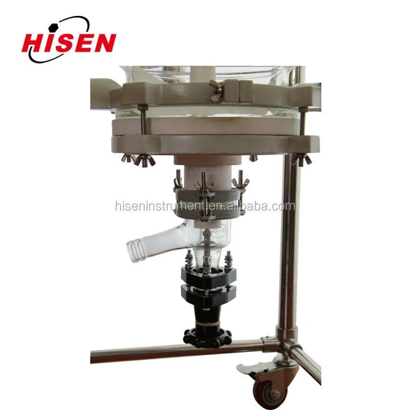 
HISEN factory price new product jacketed glass crystallization equipment 