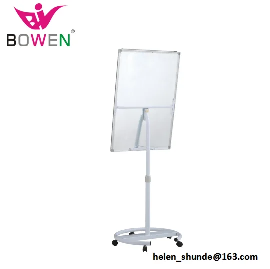 
Mobile Flip Chart Flipchart Stand roll up whiteboard with roller wheels 