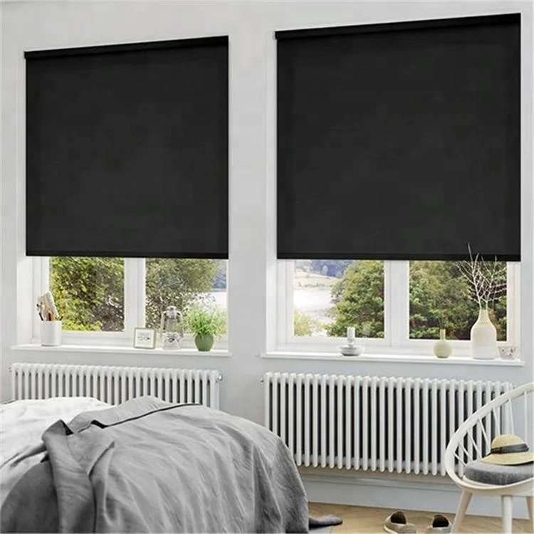 DC power motorized commercial roller window blinds
