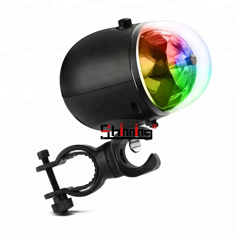 Outdoor portable mini dj lights 3w LED colorful rotating magic ball stage lighting