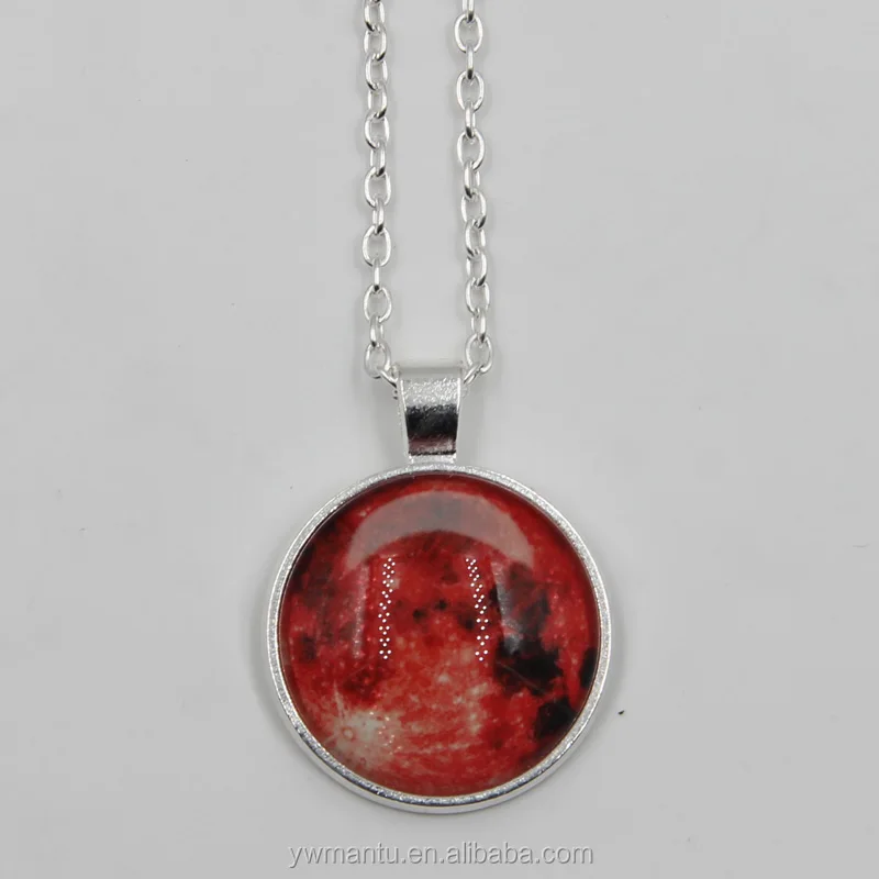 New Year Wholesale Afghan Kuchi Jewellery Fine Moon Glow Light In Dark Necklace For Women