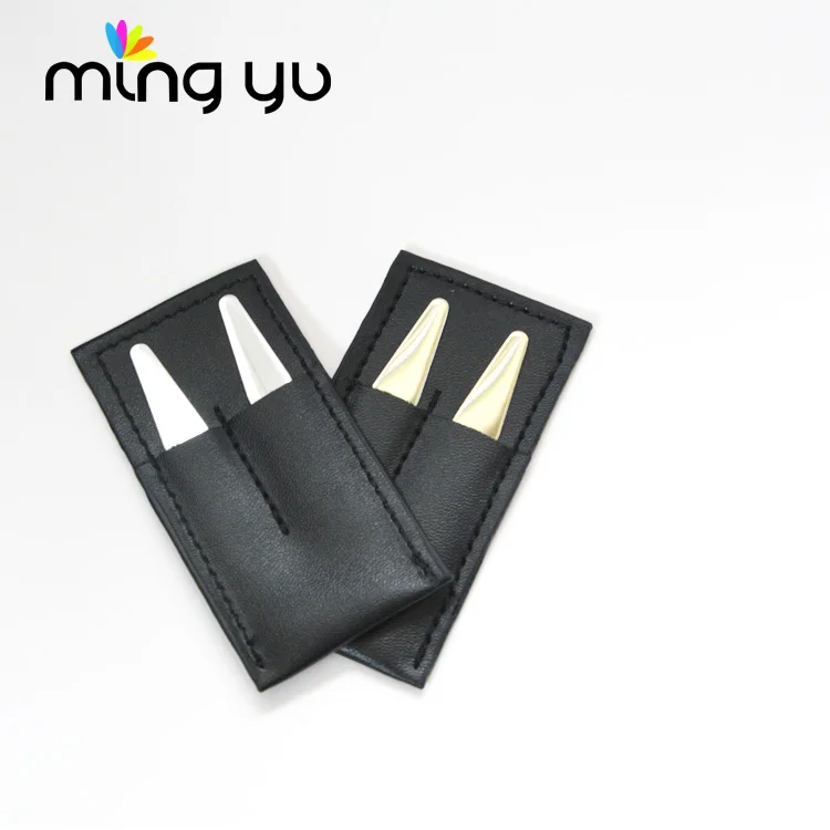 Мужская рубашка с металлическим воротником