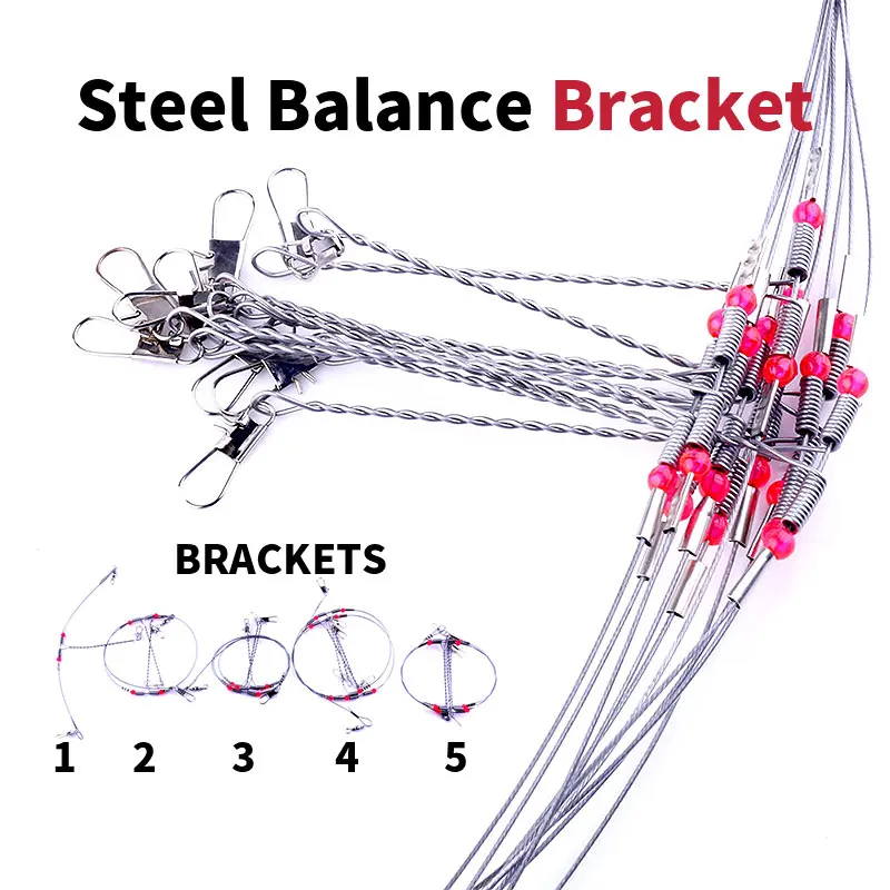 metal lure bait wobblers fishing tackle Wire balance fishing tackle Accessories Swivel peche en mer