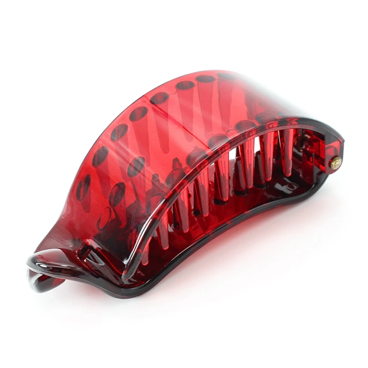 round plastic banana hair clip diy hair accessories