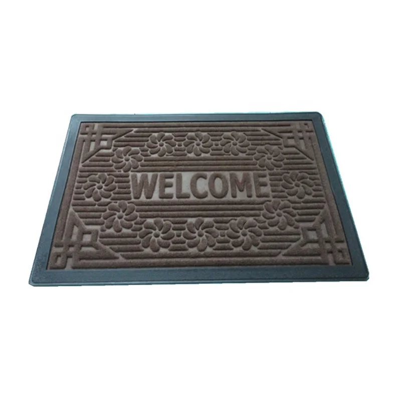 High Quality Machine Made Carpet Rubber Doormats For Outdoor