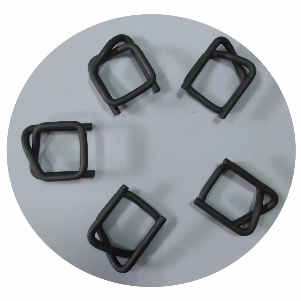 Hot Sale  Phosphated Steel Wire Buckles for Packaging Polyester Strap