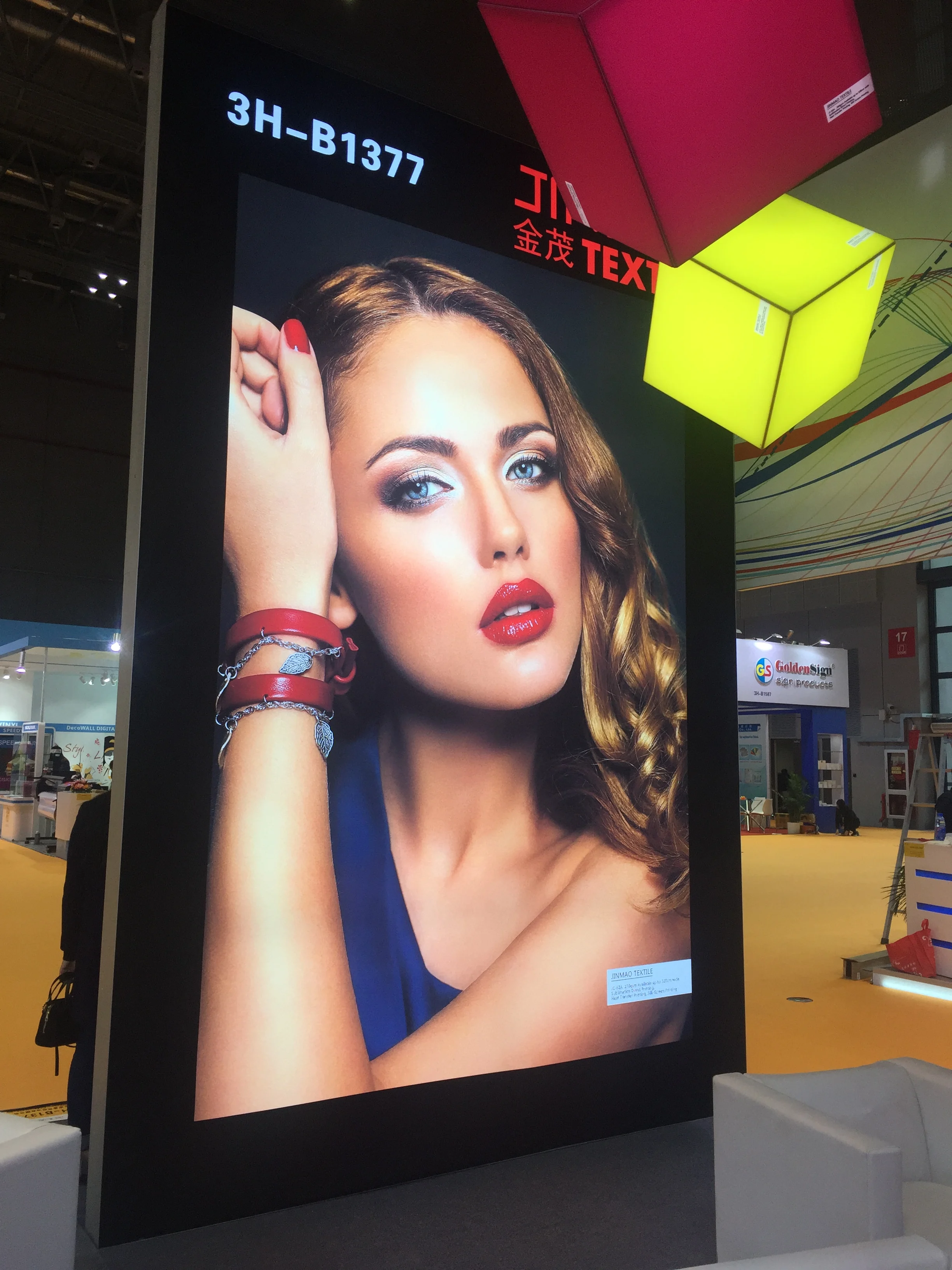 
hot sell backlit textile fabric for direct printing and heat transfer printing indoor large format light box FR materials 