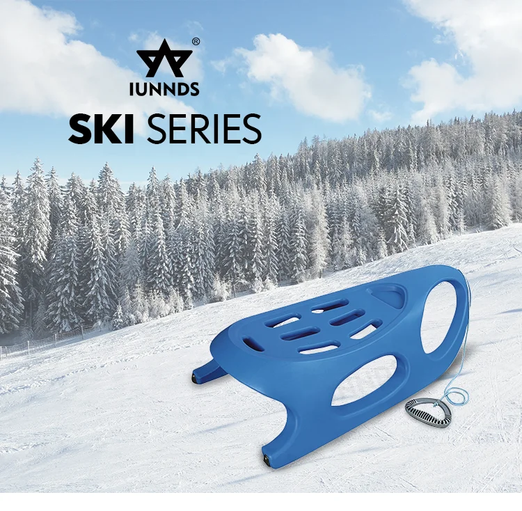 Hot selling cheap used skiing equipment plastic towable snow sled for adults