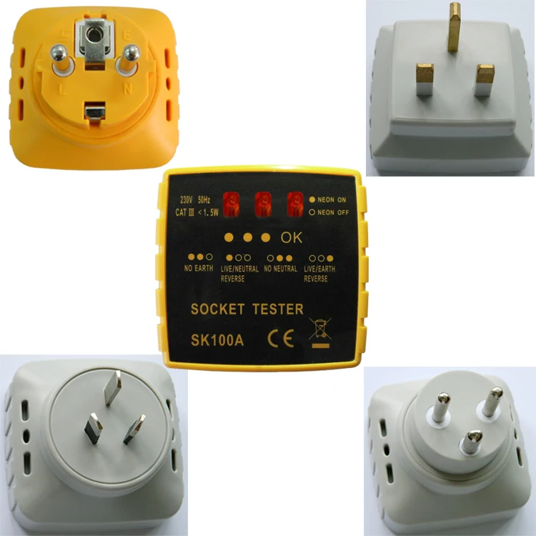 Socket tester Electrical testing equipment or tool