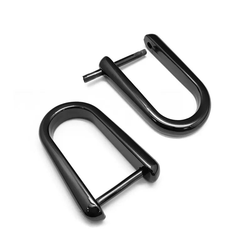 Customized Metal D Ring With Screw For Bag Accessories D ring Belt Buckles