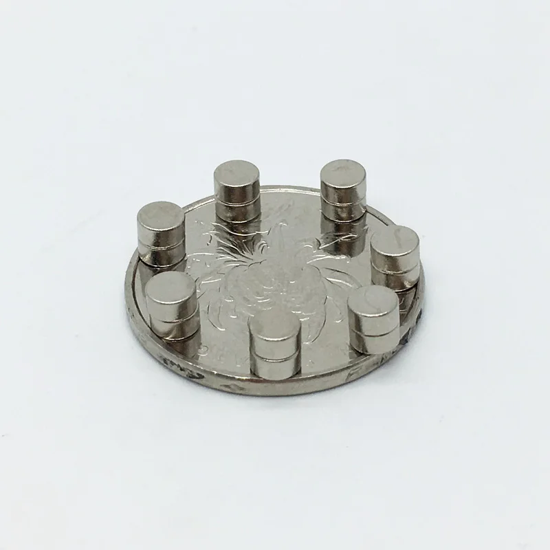 Индивидуальные никелевое покрытие N35 маленький диск неодимовые магниты 4x1 мм