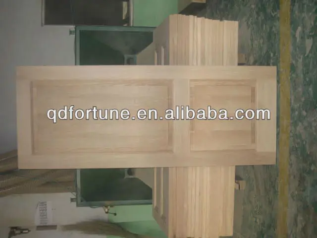 white oak two square 2 panel door