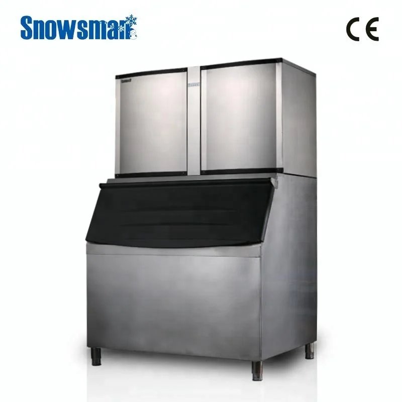 China Manufacturer ice making machine 1000kg Big Capacity industrial cube ice machine