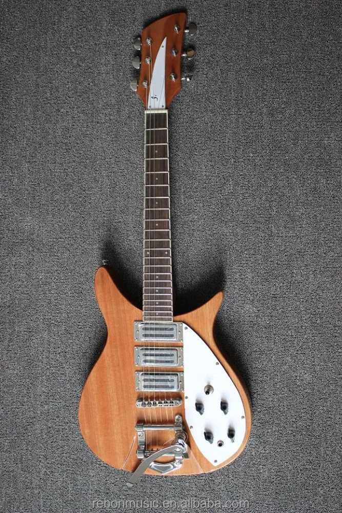 Weifang Rebon 6 String tremolo ricken 325 Electric Guitar/electrica Guitarra with floyd rose bridge