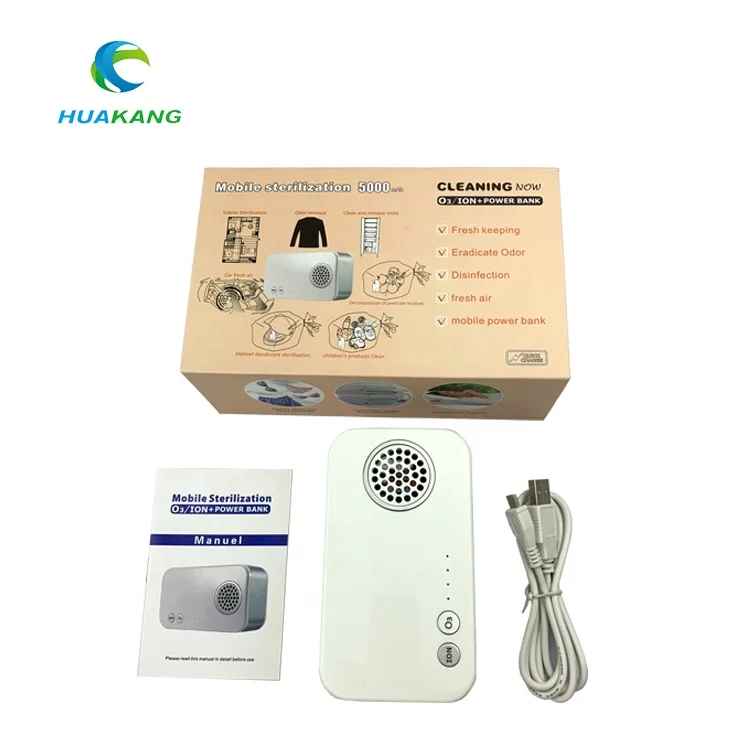 Hotselling portable mobile power mini air purifier generator ozone