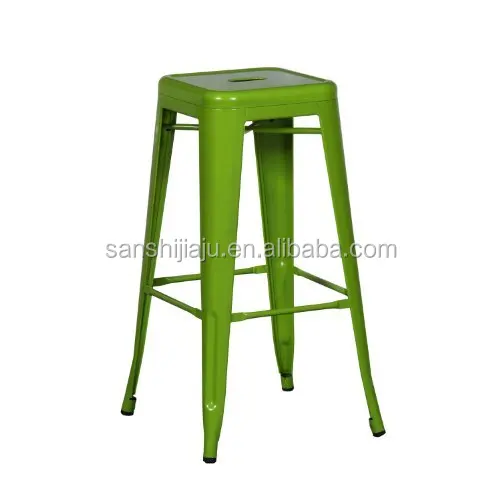 
Cheap red vintage industrial bar stool singer use metal high chair 