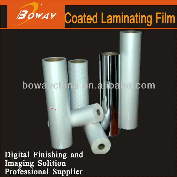Boway Matt Coated High Quality a3 a4 bopp thermal lamination film for packaging Hot Thermal Laminated film