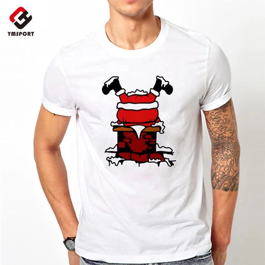 
Merry Christmas Party decoration Gift Short Sleeve Costume Boy Christmas Shirt athletic t shirts 