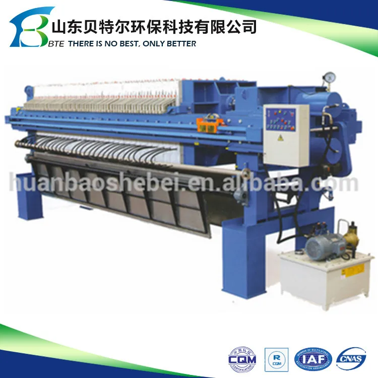 Plate and frame press filter for wine press