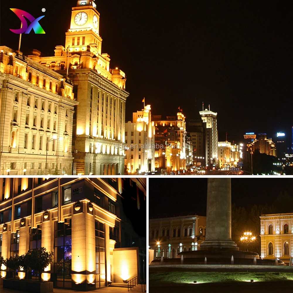 Projector Outdoor Round LED Floodlight Price 36W 12W 24W 18W Led Flood Light DMX RGB LED Flood Light