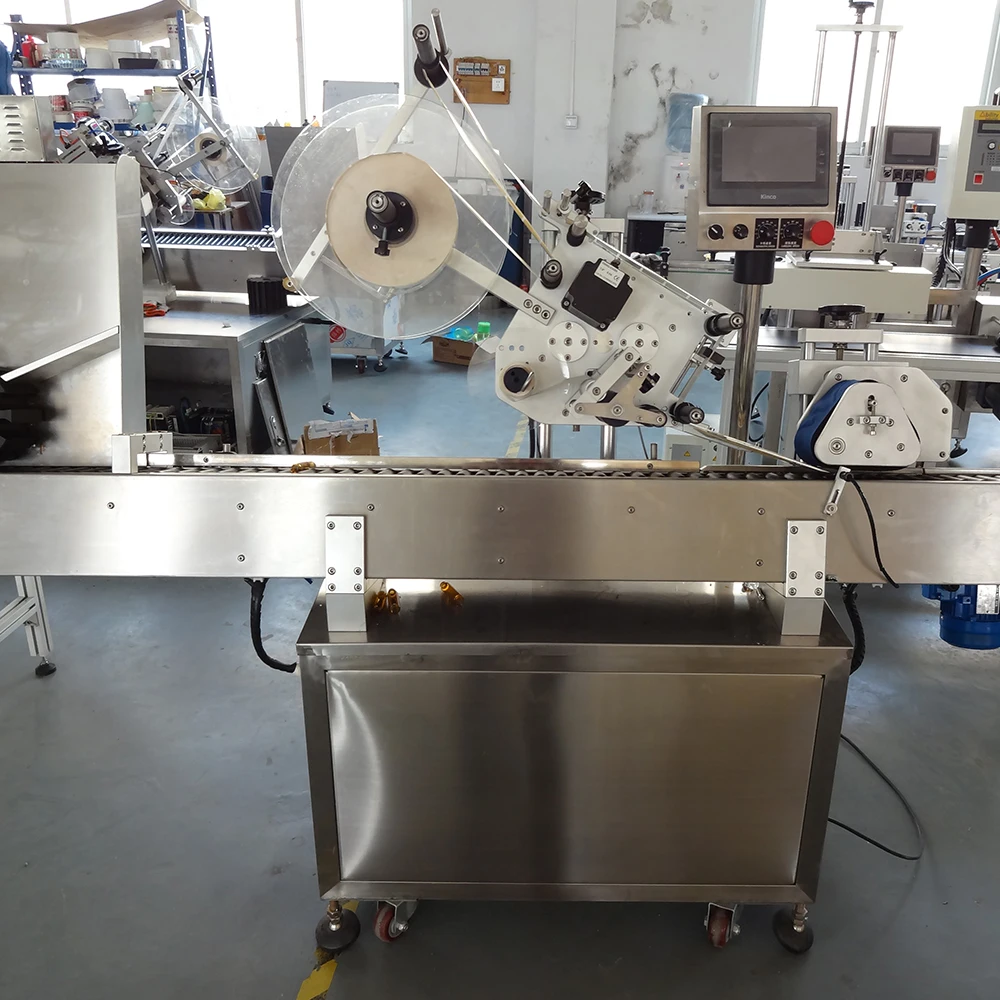 YM215 Automatic wax crayons labeler for syringe label applicator pen labelling machine