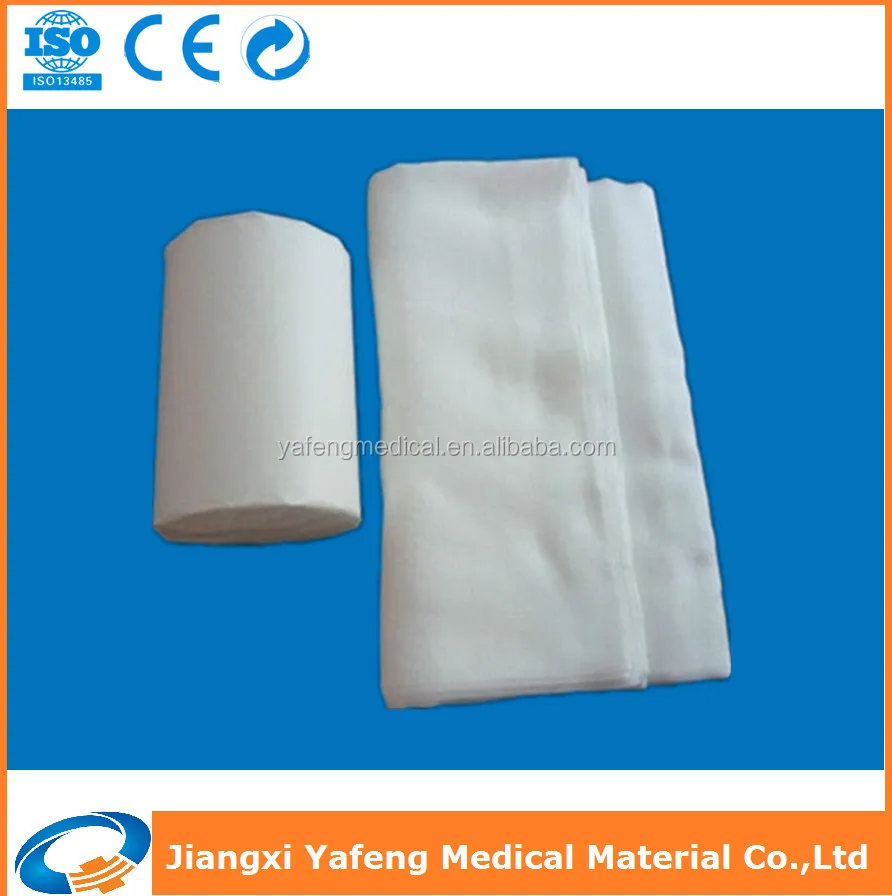 
100% cotton medical surgical zigzag gauze with CE & ISO 13485 