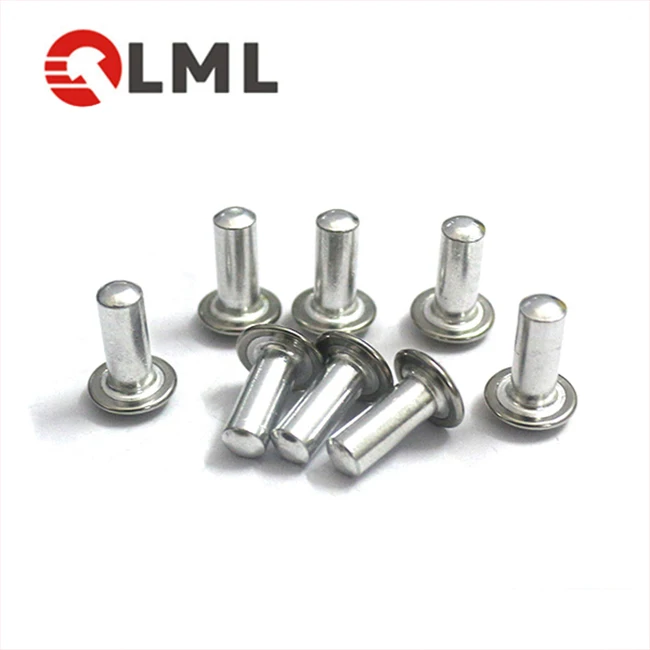 Stainless Steel Round Head Rivets / Aluminum Rivet With SS Cap