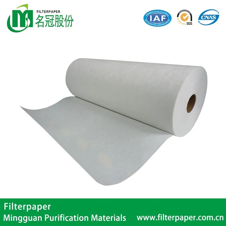 Laminated Glass Fiber Filter Media, oil filter Paper roll