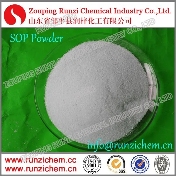 Chemical Formula K2SO4 Fresh Sulphate of Potash Fertilizer Potassium Sulfate