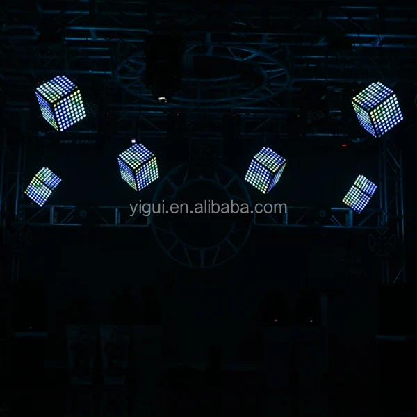 Popular Lighted Dance Floor magic 3D LED cube